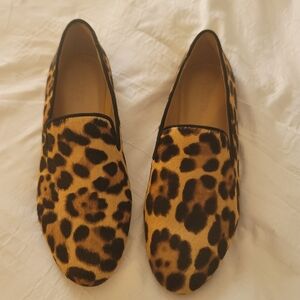 Jcrew hair calf Loafers NWT size 6
